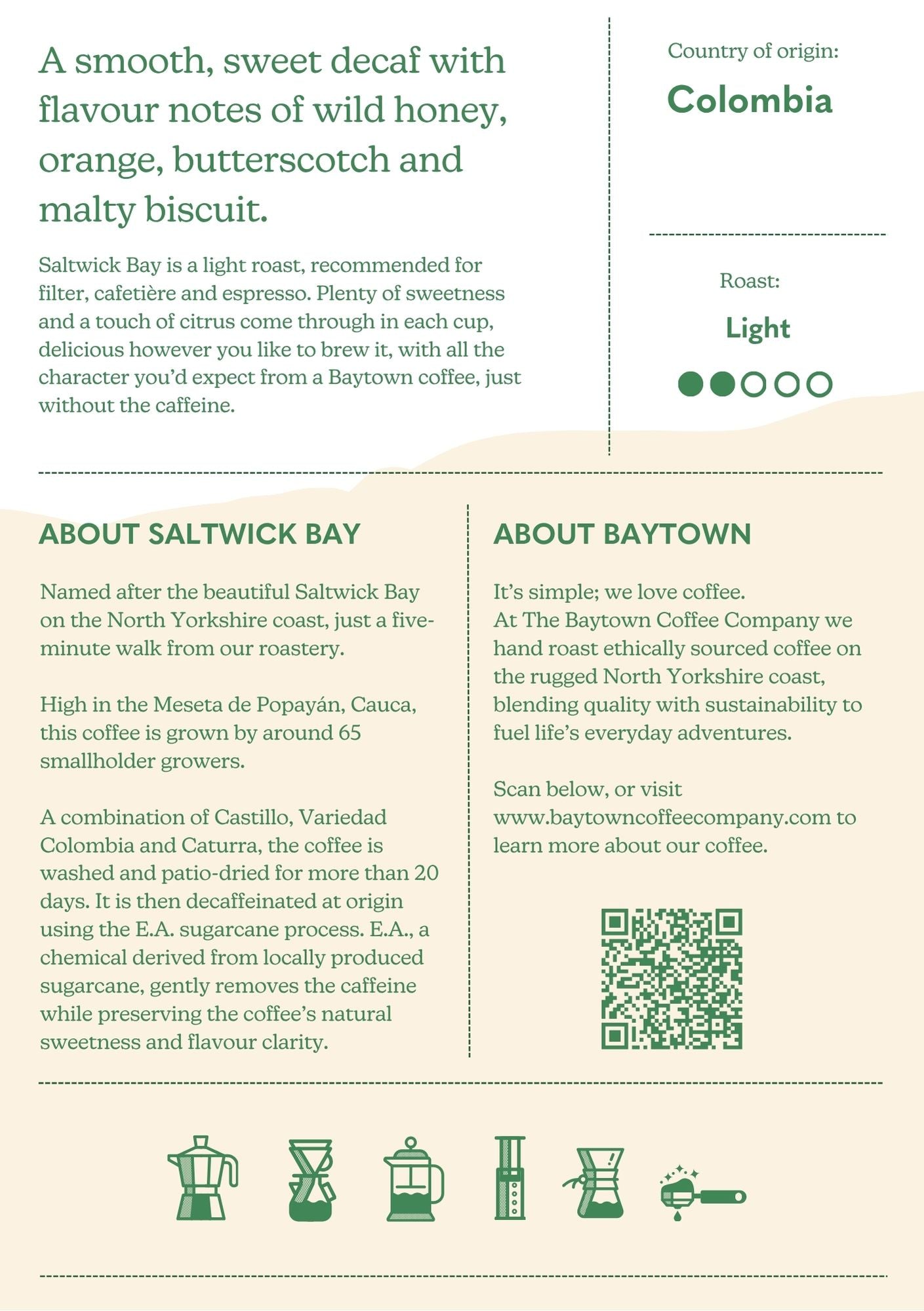 Saltwick Bay Coffee (Decaf)