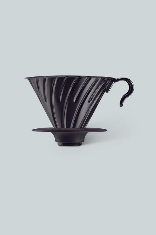 Hario V60 Matte Black Metal Coffee Dripper - Size 02