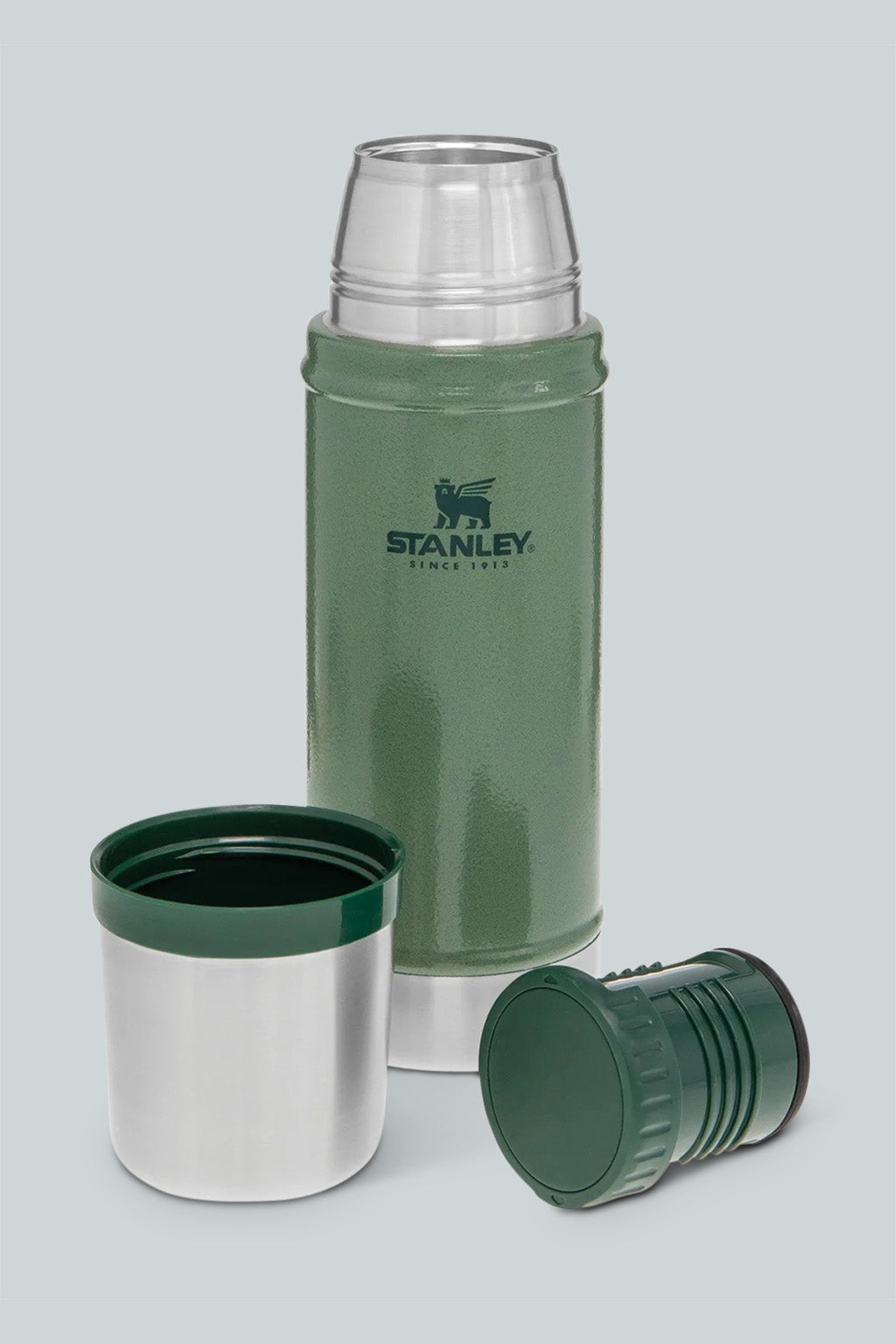 Stanley 0.47L Classic Bottle Hammertone Green